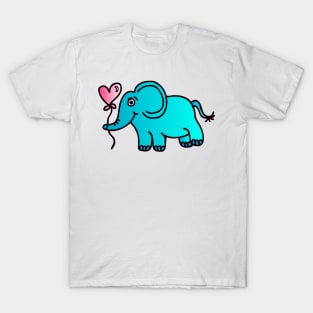 Little Blue Elephant T-Shirt